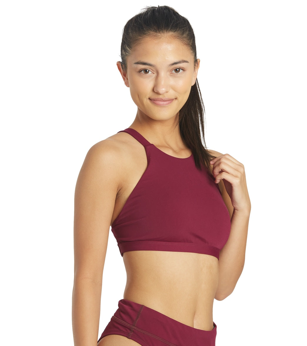 JOLYN Women's Kaylee Solid Bikini Top