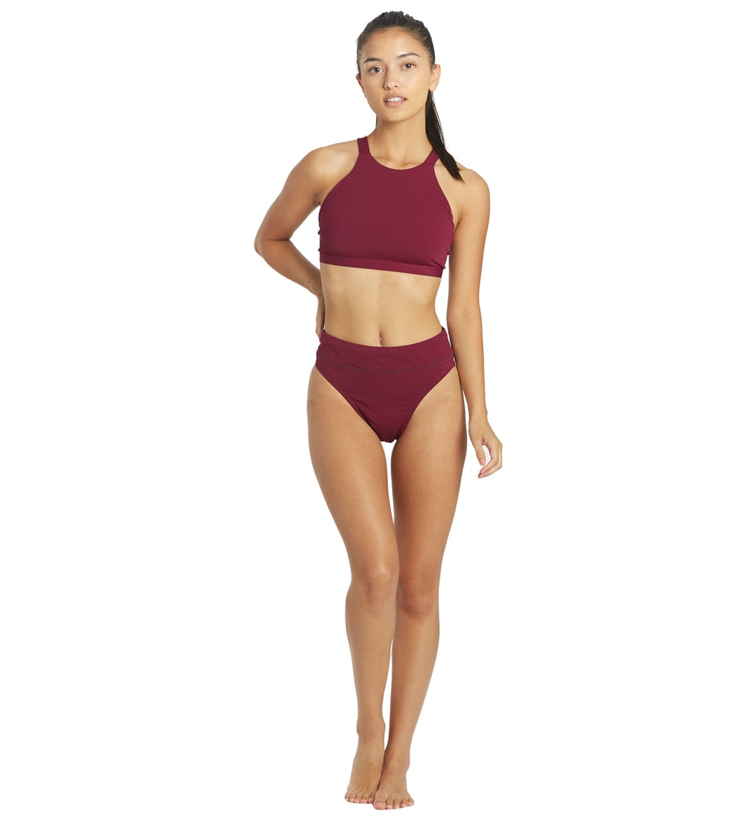 JOLYN Women's Kaylee Solid Bikini Top