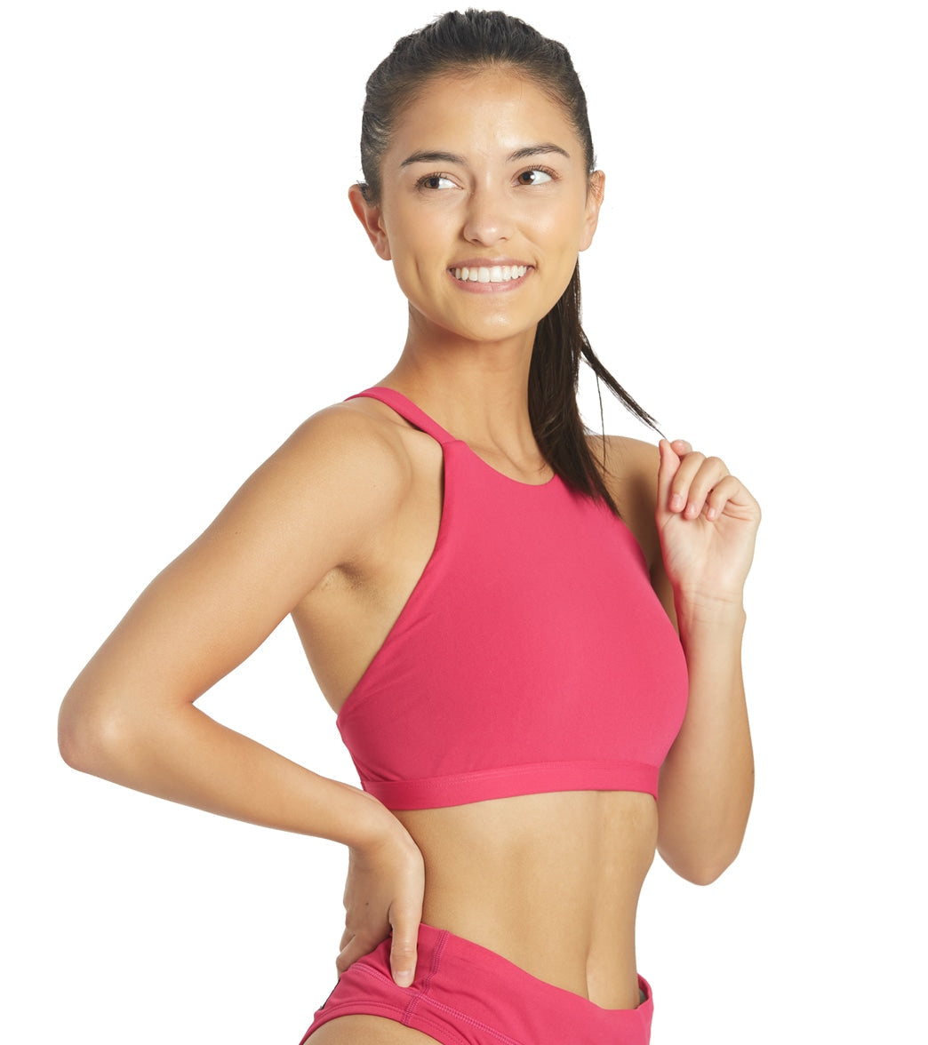 JOLYN Women's Kaylee Solid Bikini Top