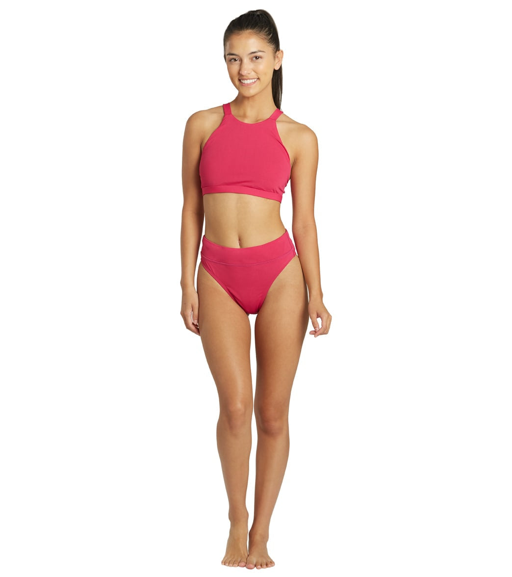 JOLYN Women's Kaylee Solid Bikini Top