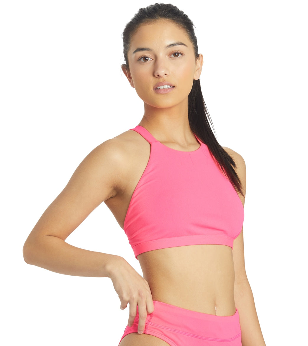 JOLYN Women's Kaylee Solid Bikini Top