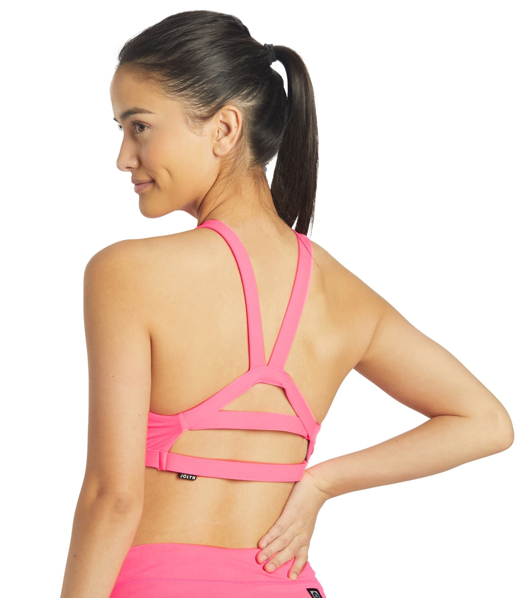 JOLYN Women's Kaylee Solid Bikini Top