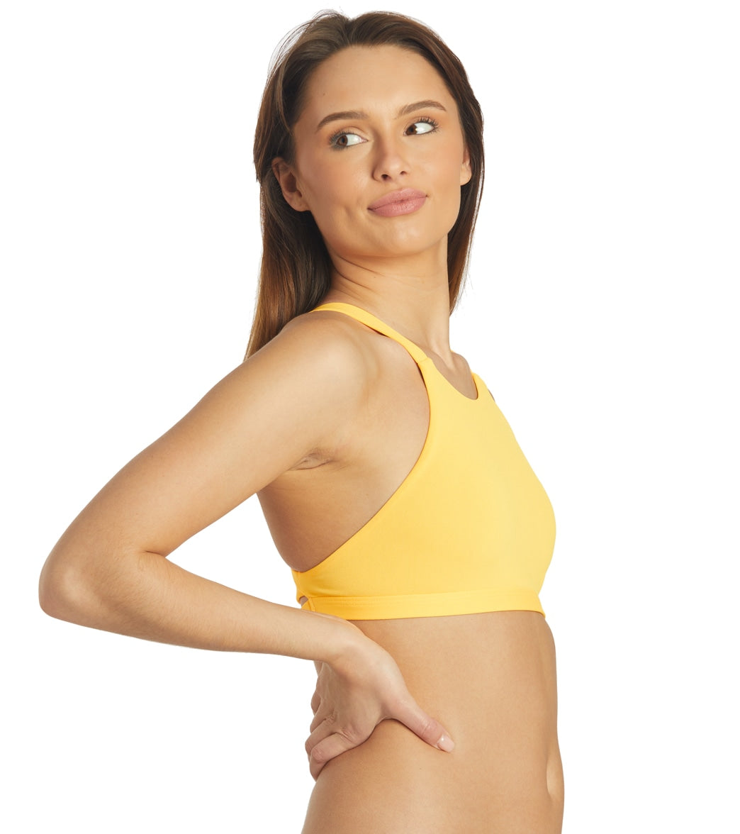 JOLYN Women's Kaylee Solid Bikini Top