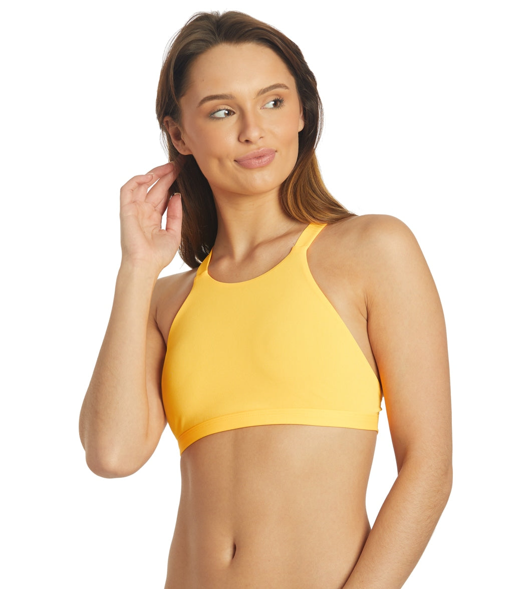 JOLYN Women's Kaylee Solid Bikini Top