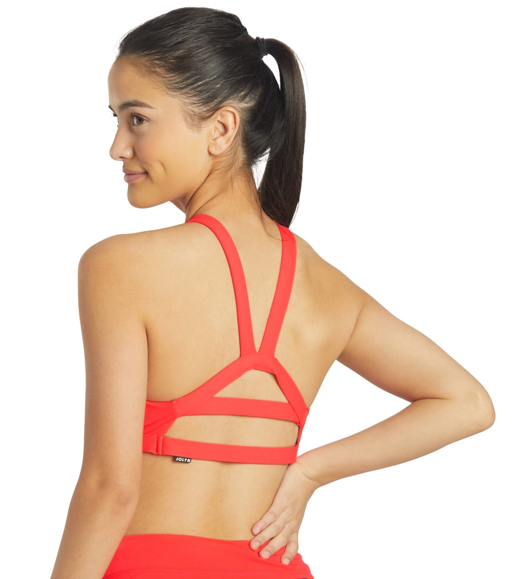 JOLYN Women's Kaylee Solid Bikini Top