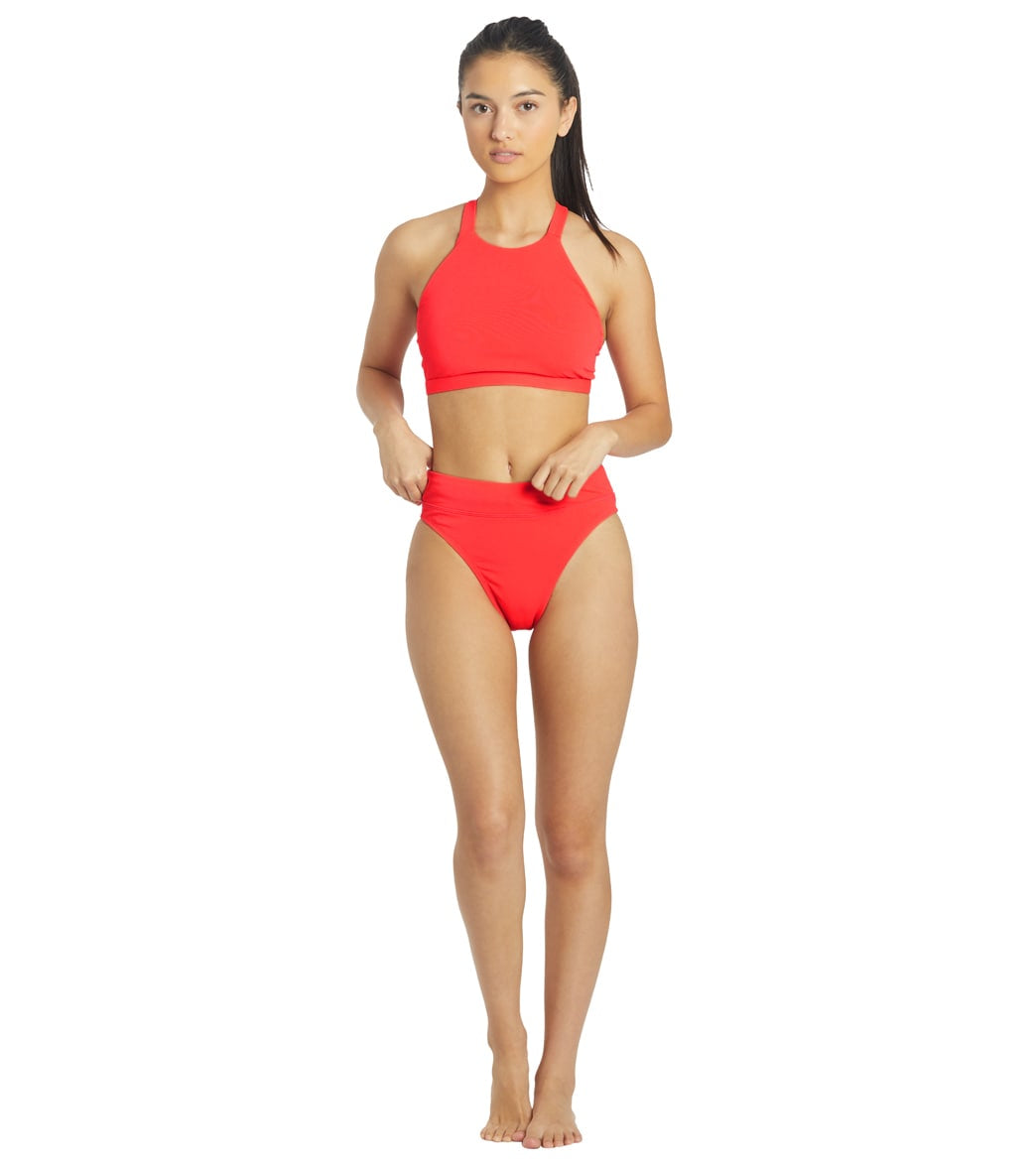 JOLYN Women's Kaylee Solid Bikini Top