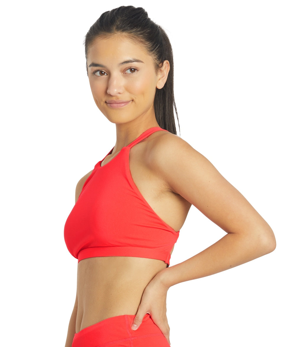 JOLYN Women's Kaylee Solid Bikini Top