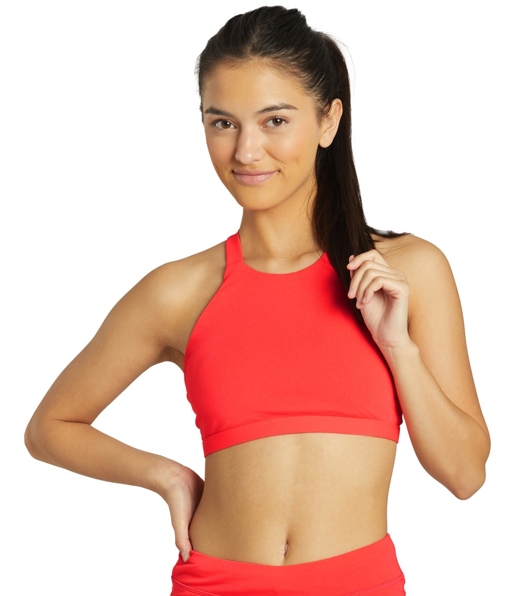 JOLYN Women's Kaylee Solid Bikini Top