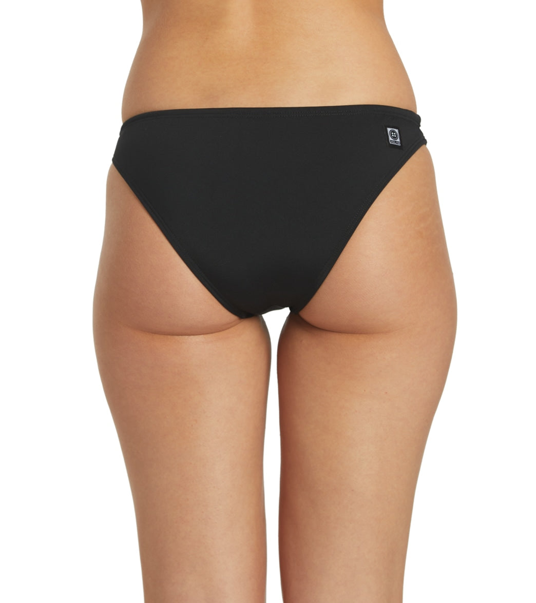 JOLYN Women's Midl Solid Bikini Bottom