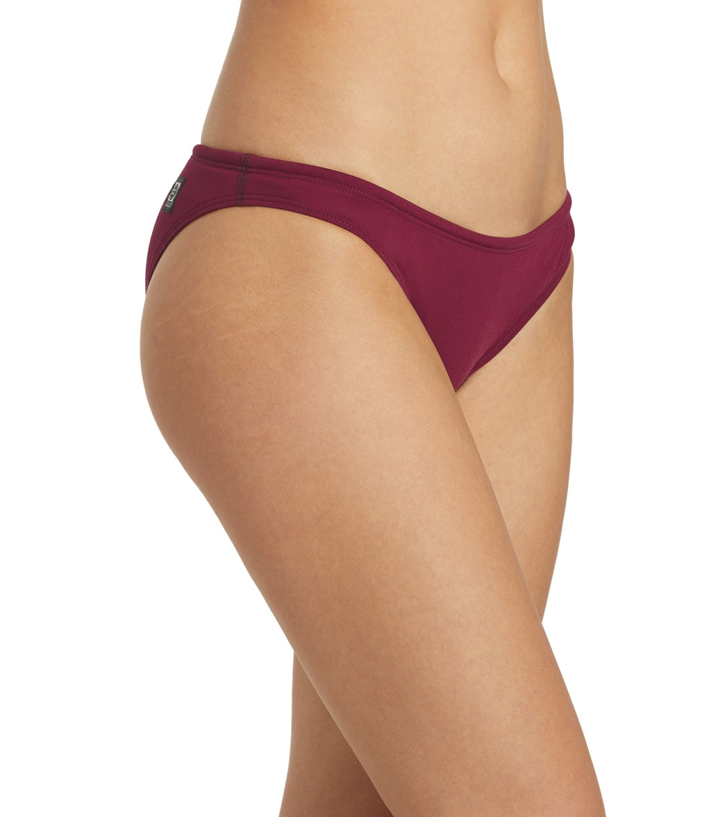 JOLYN Women's Midl Solid Bikini Bottom