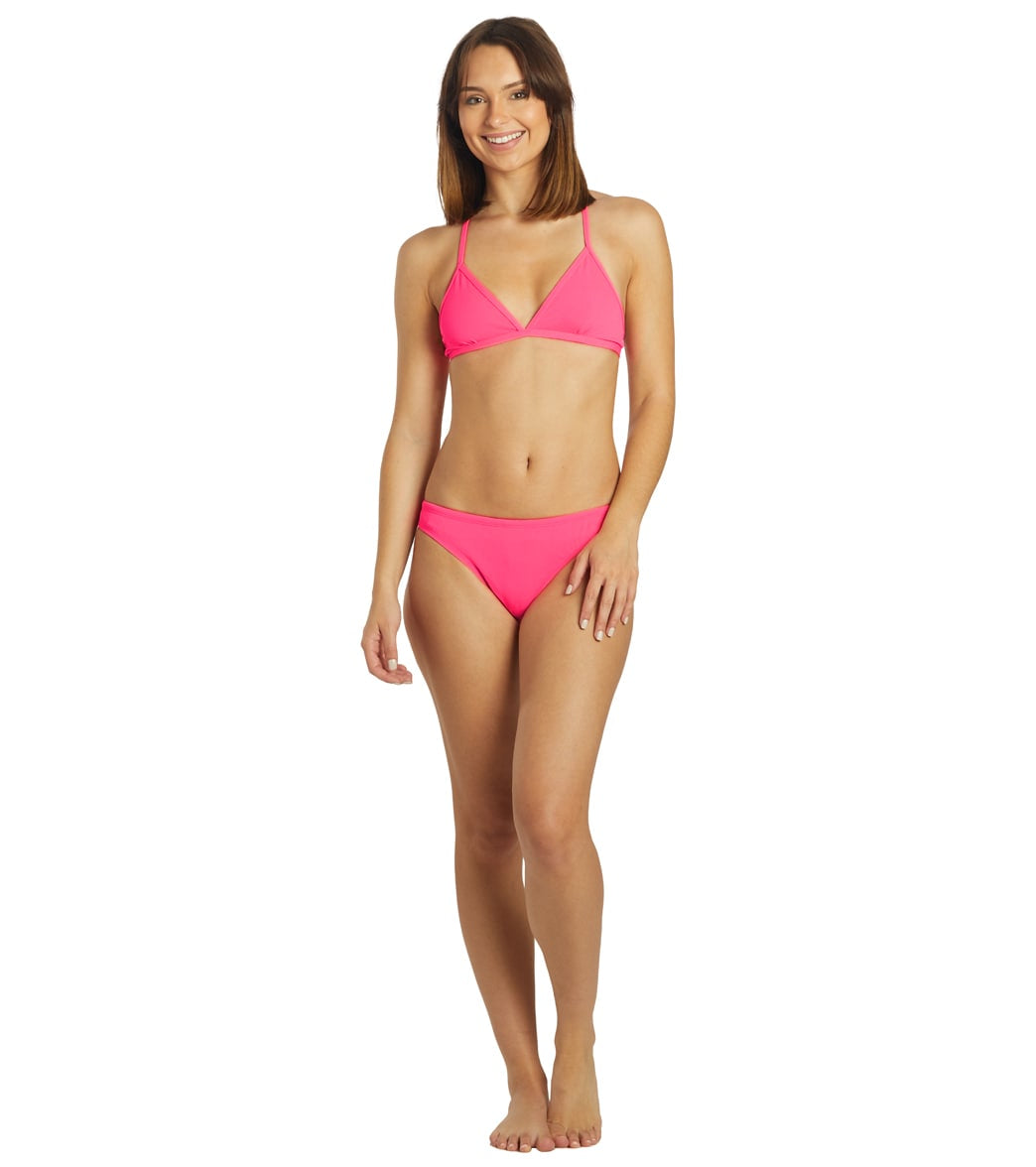 JOLYN Women's Midl Solid Bikini Bottom