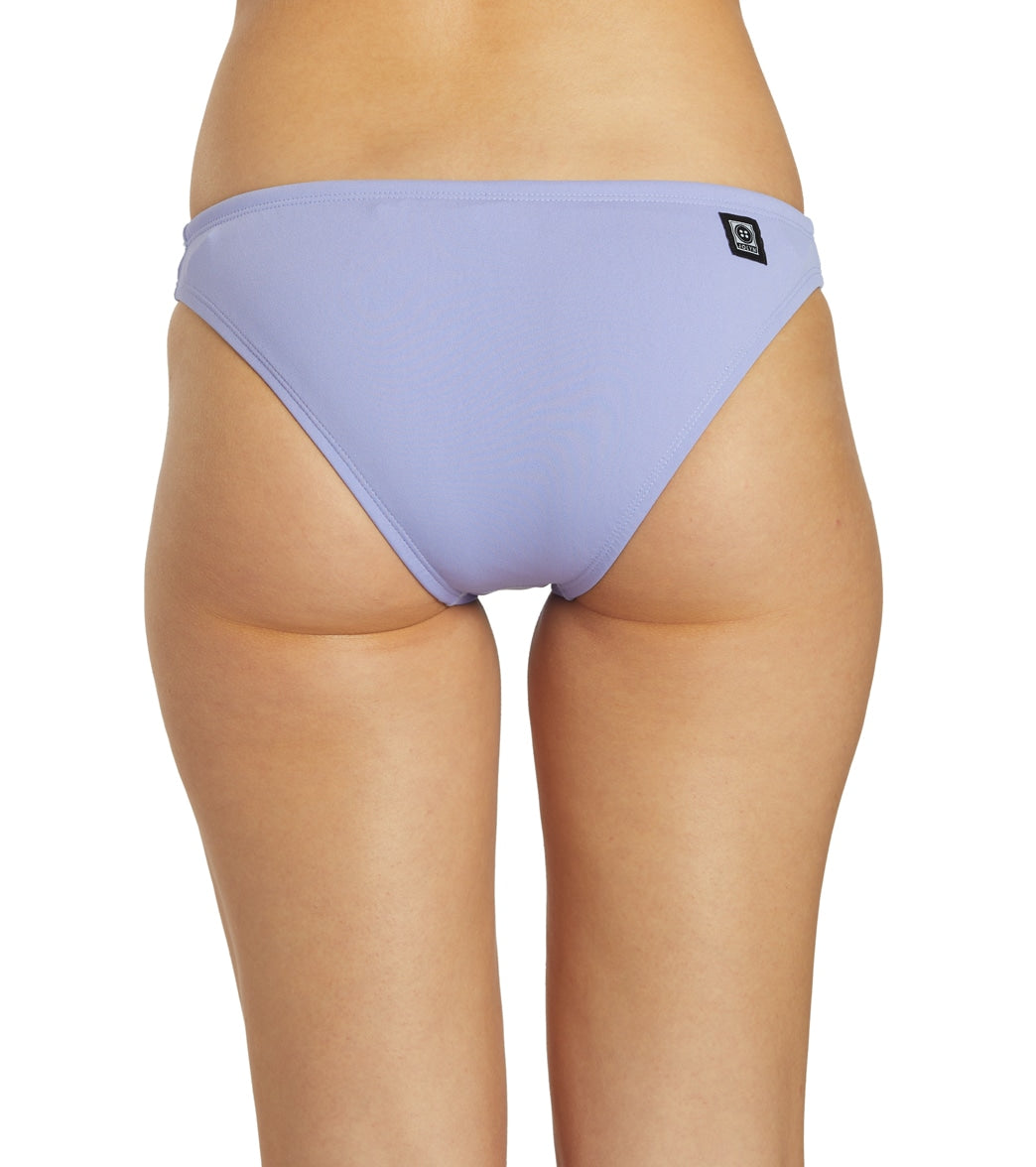 JOLYN Women's Midl Solid Bikini Bottom