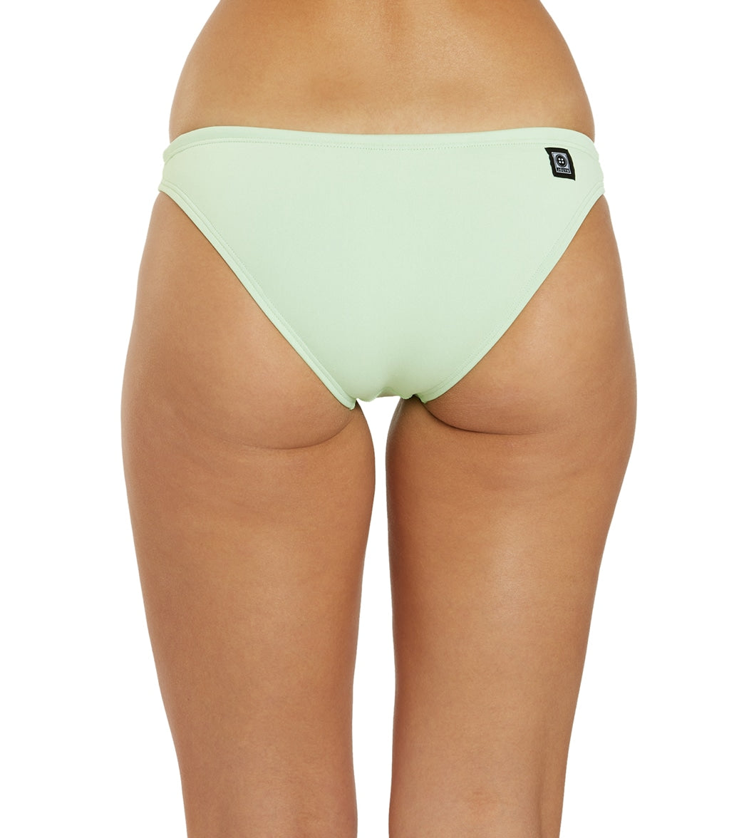JOLYN Women's Midl Solid Bikini Bottom