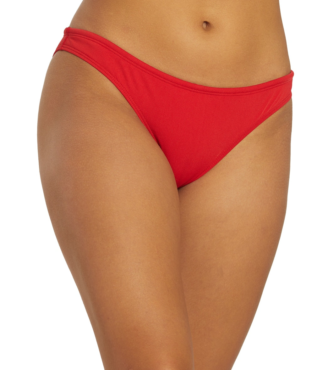 JOLYN Women's Midl Solid Bikini Bottom