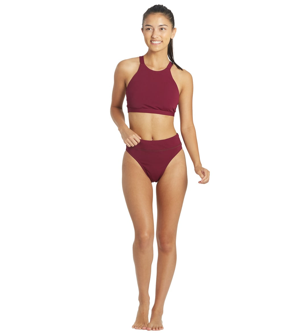 JOLYN Women's Zoe Solid Bikini Bottom