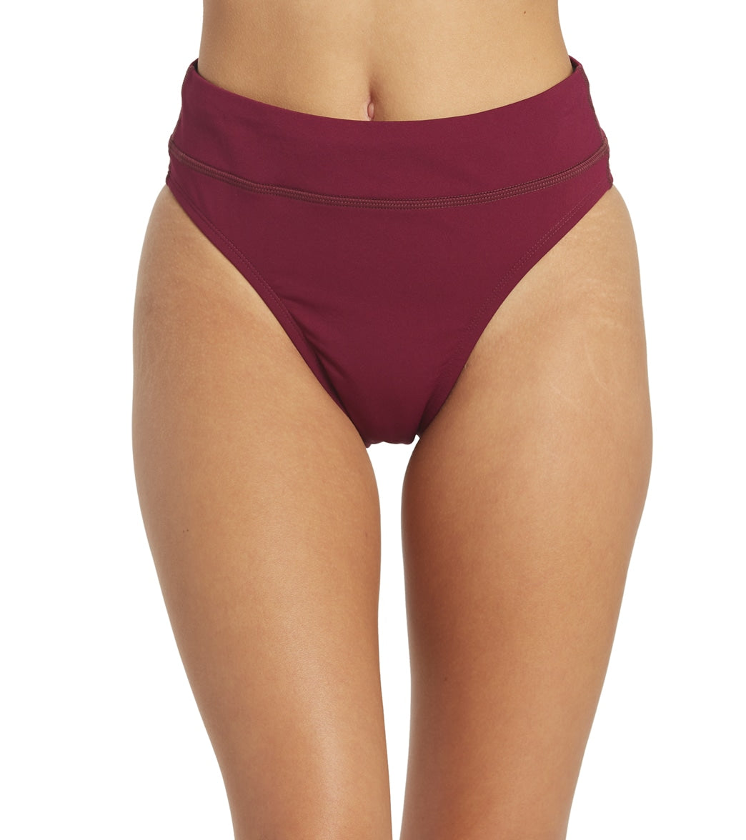 JOLYN Women's Zoe Solid Bikini Bottom
