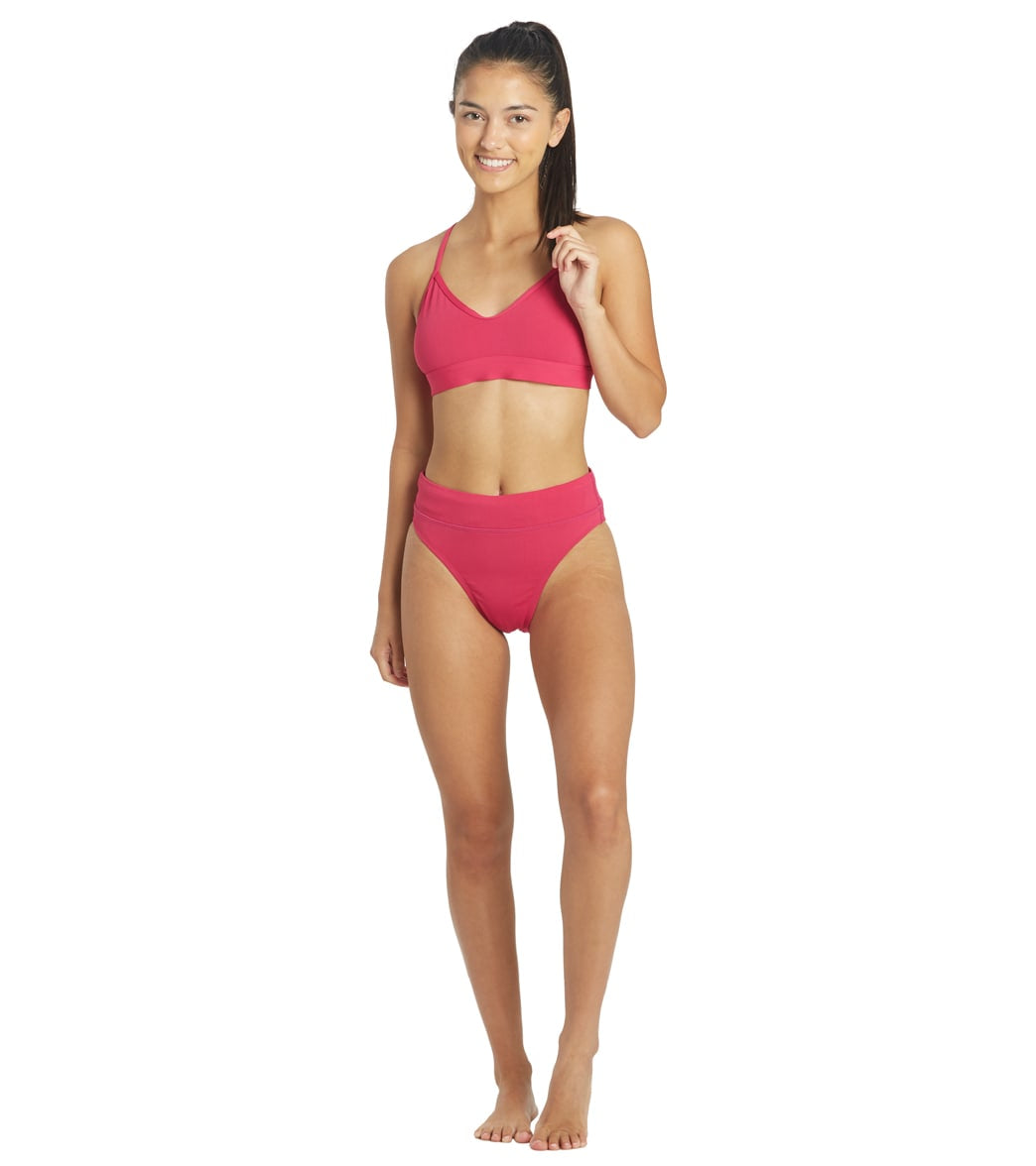 JOLYN Women's Zoe Solid Bikini Bottom