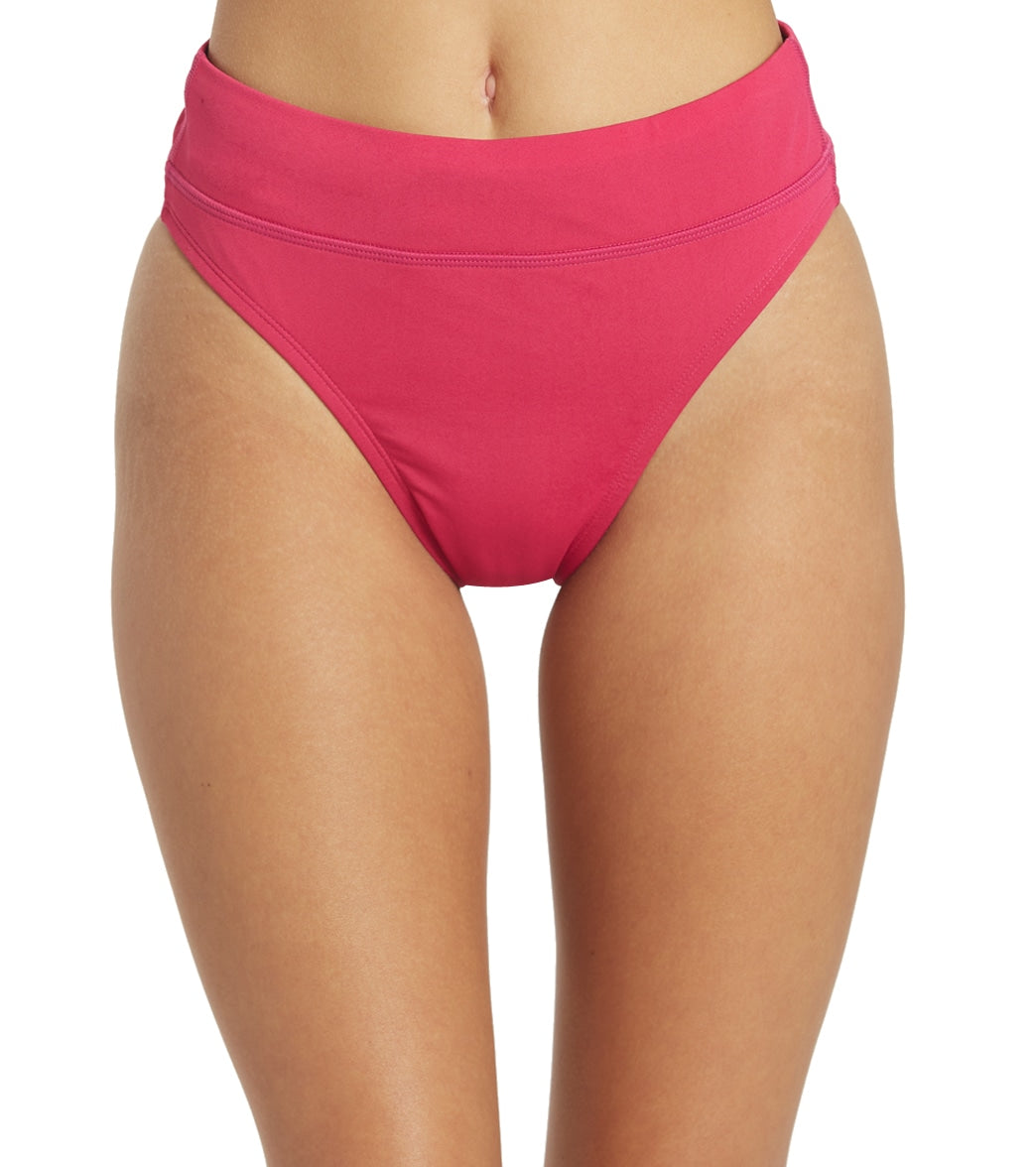 JOLYN Women's Zoe Solid Bikini Bottom