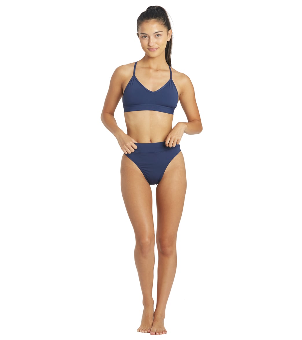 JOLYN Women's Zoe Solid Bikini Bottom