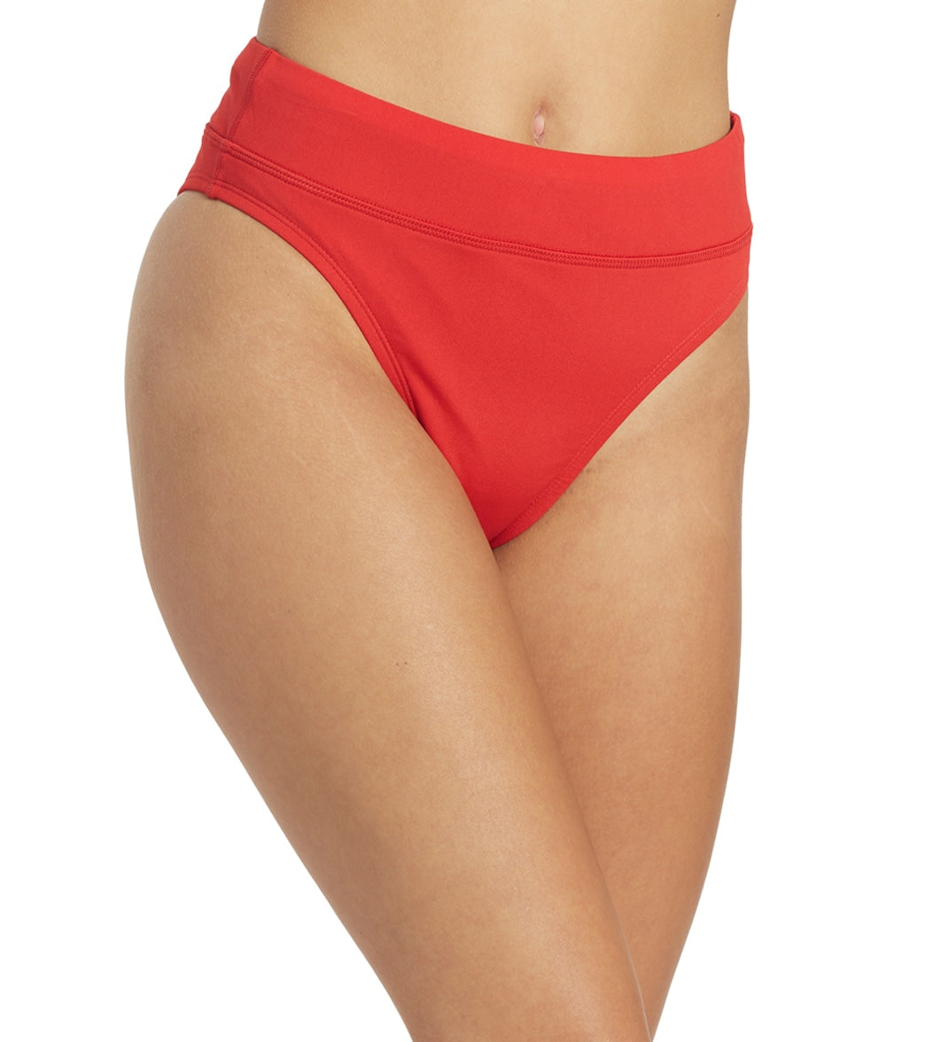 JOLYN Women's Zoe Solid Bikini Bottom