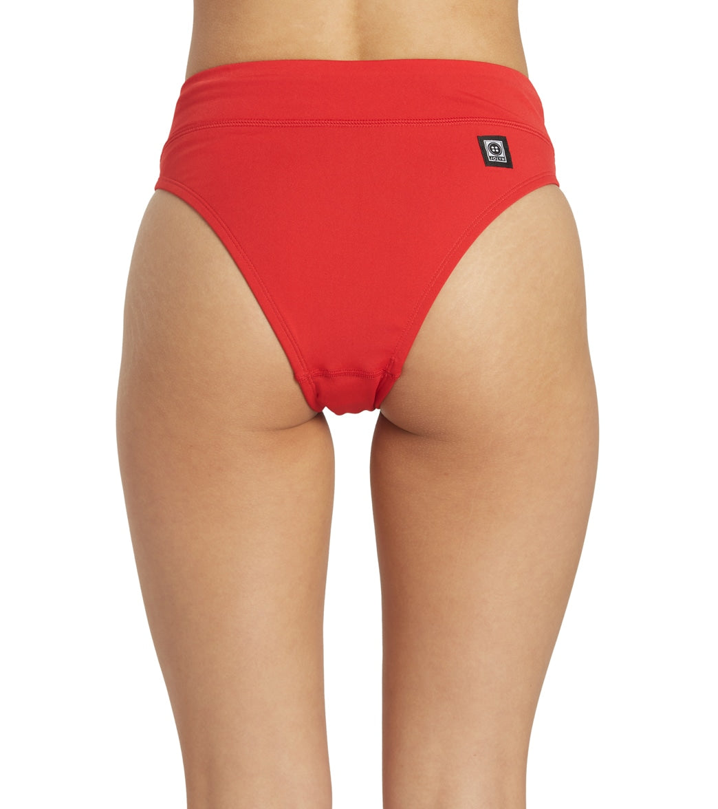 JOLYN Women's Zoe Solid Bikini Bottom