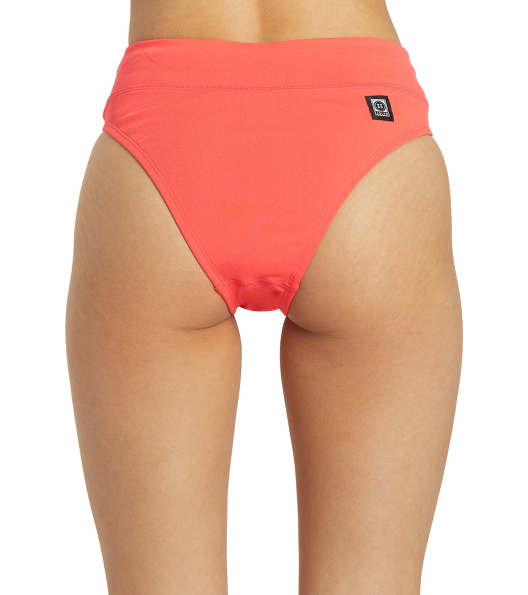 JOLYN Women's Zoe Solid Bikini Bottom