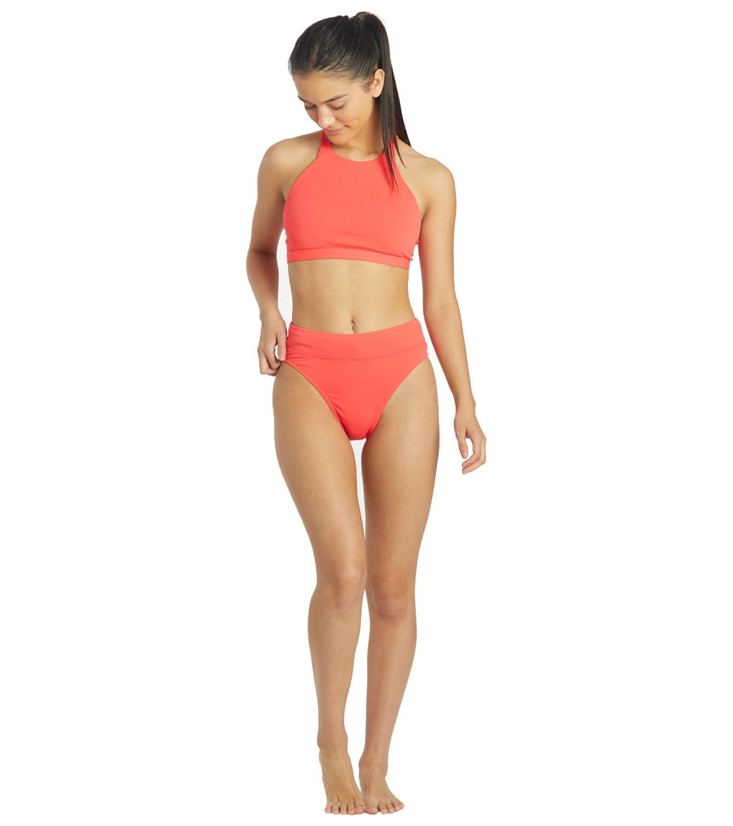 JOLYN Women's Zoe Solid Bikini Bottom