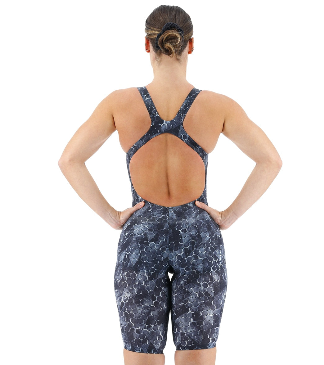 TYR Women's Avictor 2 Supernova Open Back Comfort Straps Tech Suit Swimsuit