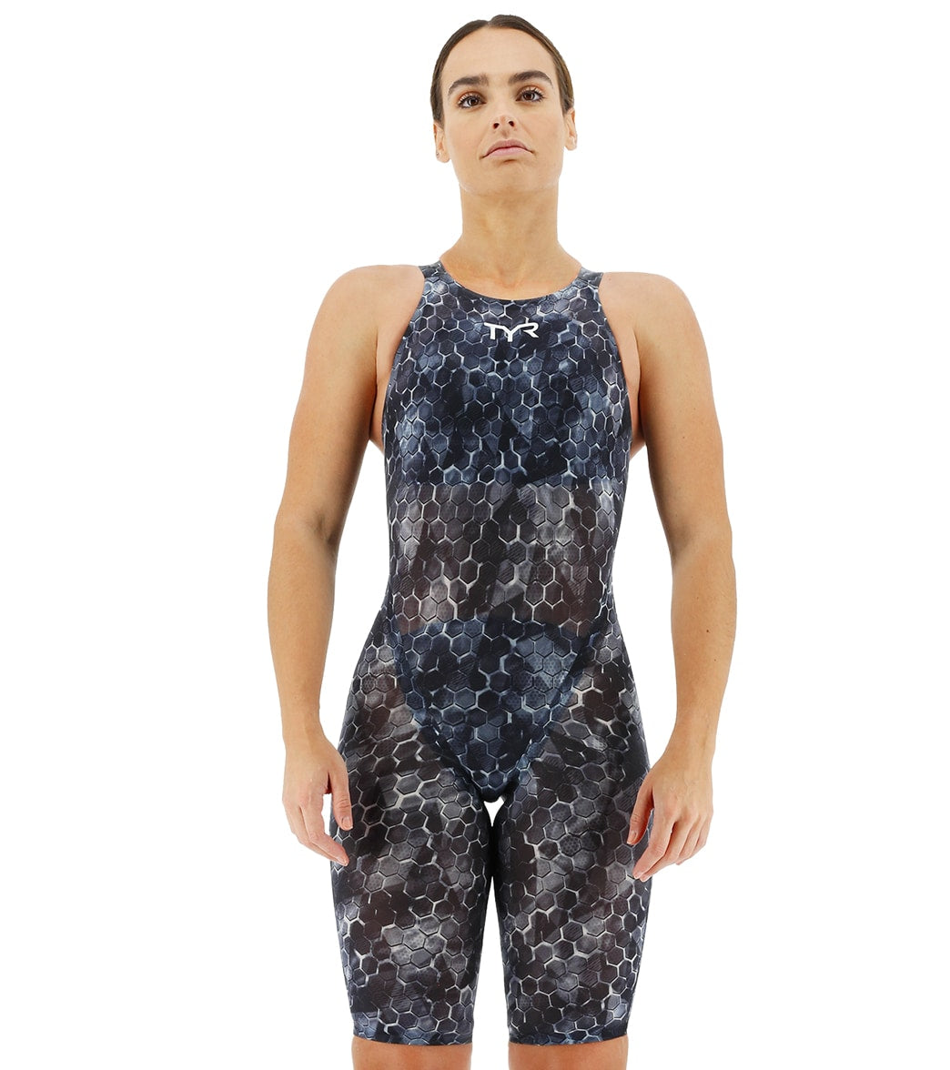 TYR Women's Avictor 2 Supernova Closed Back Comfort Straps Tech Suit Swimsuit