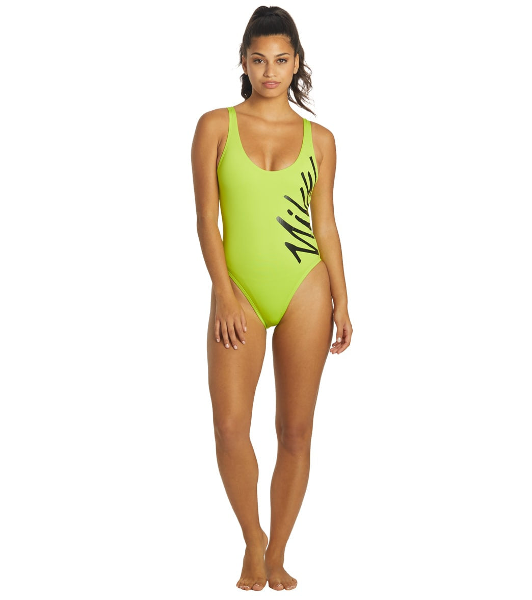 Nike Women's Multi Logo U Back One Piece Swimsuit