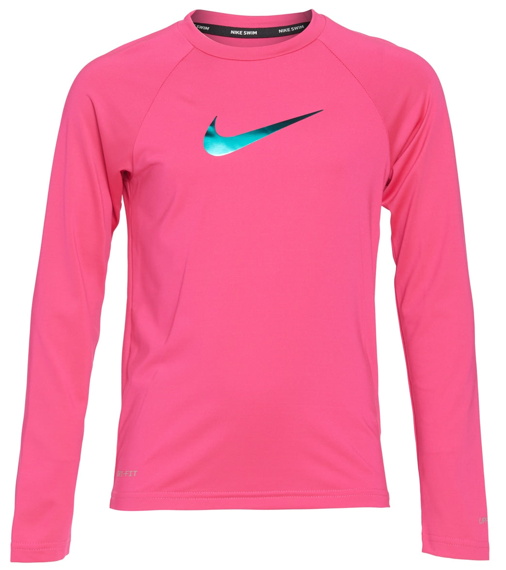 Nike Girls' Essential Long Sleeve Hydroguard (Big Kid)