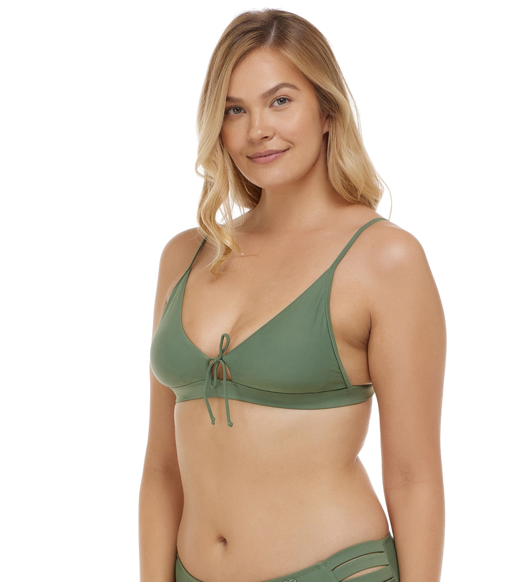 Body Glove Women's Smoothies Adalee Fixed Triangle Bikini Top