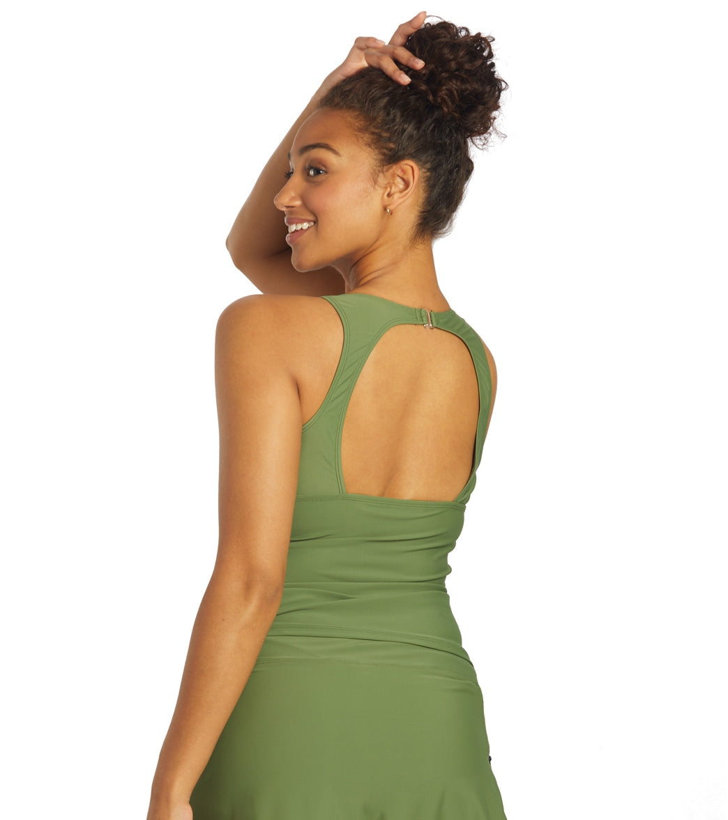 Sporti Active High Neck Tankini Top