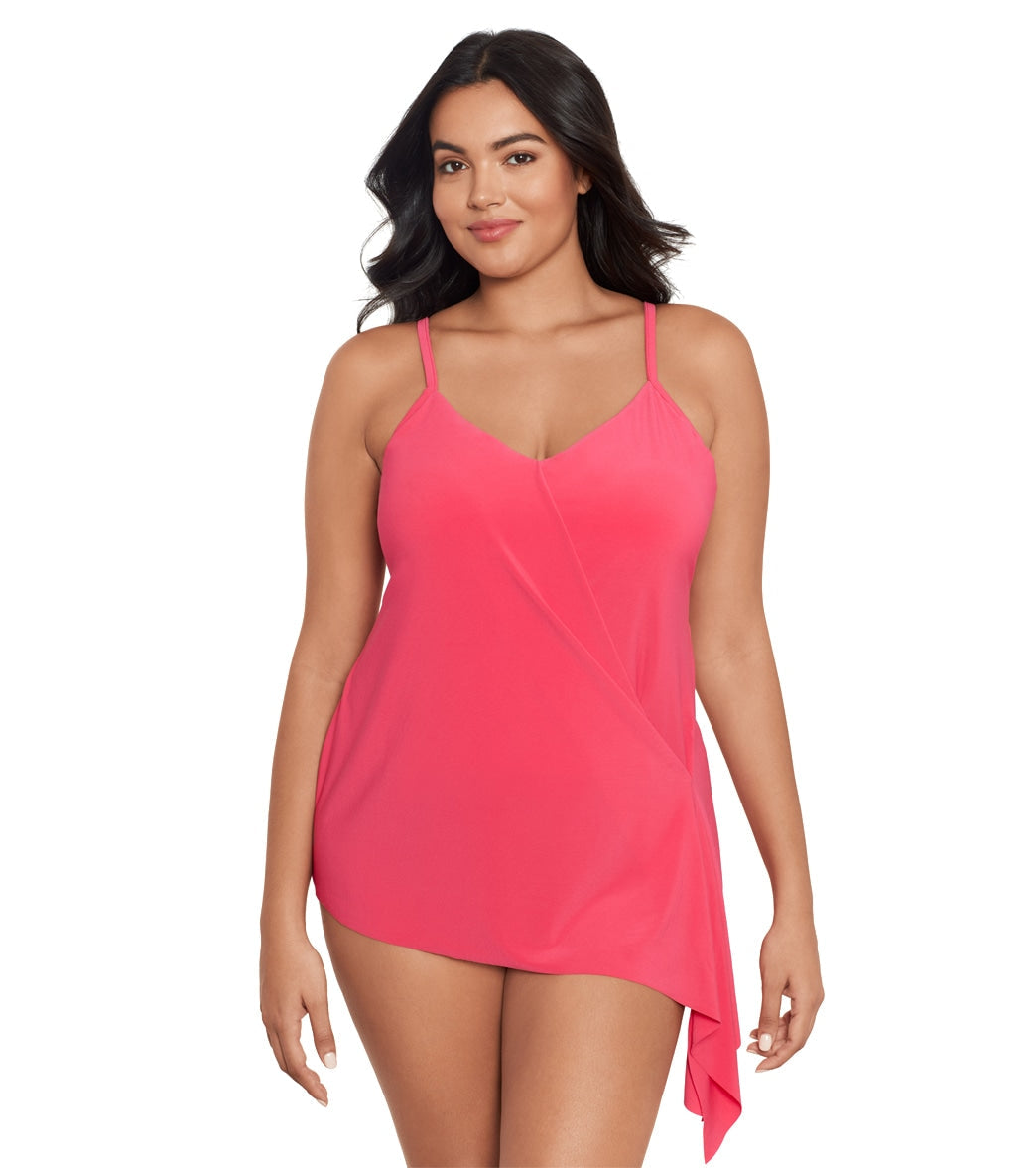 Magicsuit by Miraclesuit Plus Size Alex Tankini Top