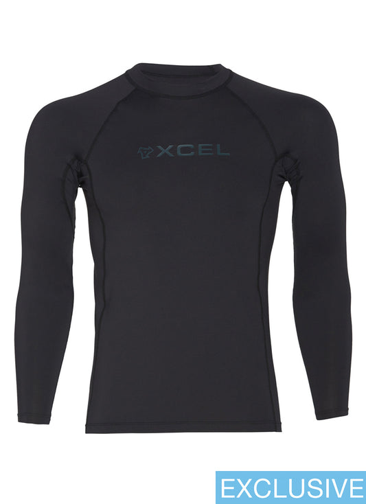 Xcel Men's Premium Stretch Performance Fit Long Sleeve UV Rashguard