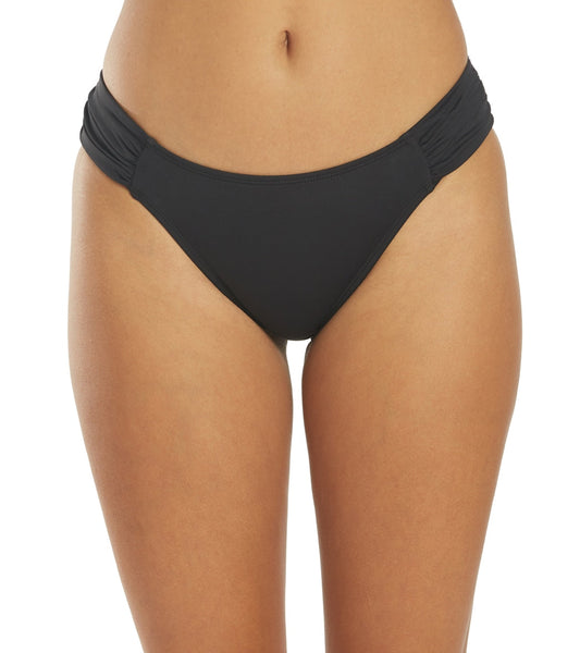 Lauren Ralph Lauren Women's Beach Club Solids Side Tab Hipster Bikini Bottom