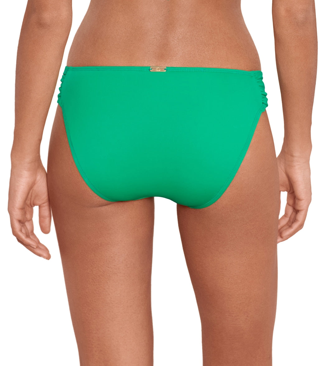Lauren Ralph Lauren Women's Beach Club Solids Side Tab Hipster Bikini Bottom