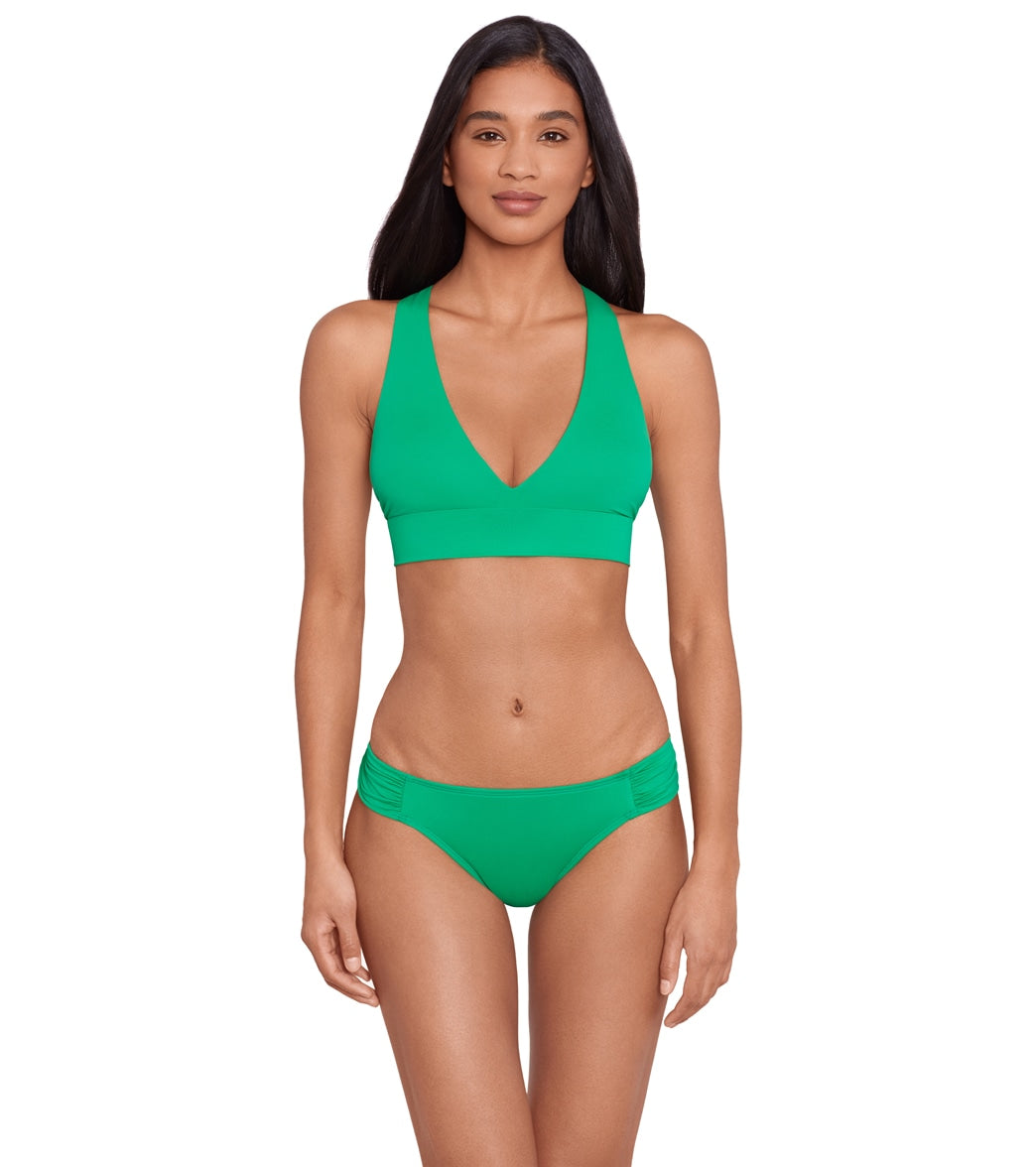 Lauren Ralph Lauren Women's Beach Club Solids Side Tab Hipster Bikini Bottom