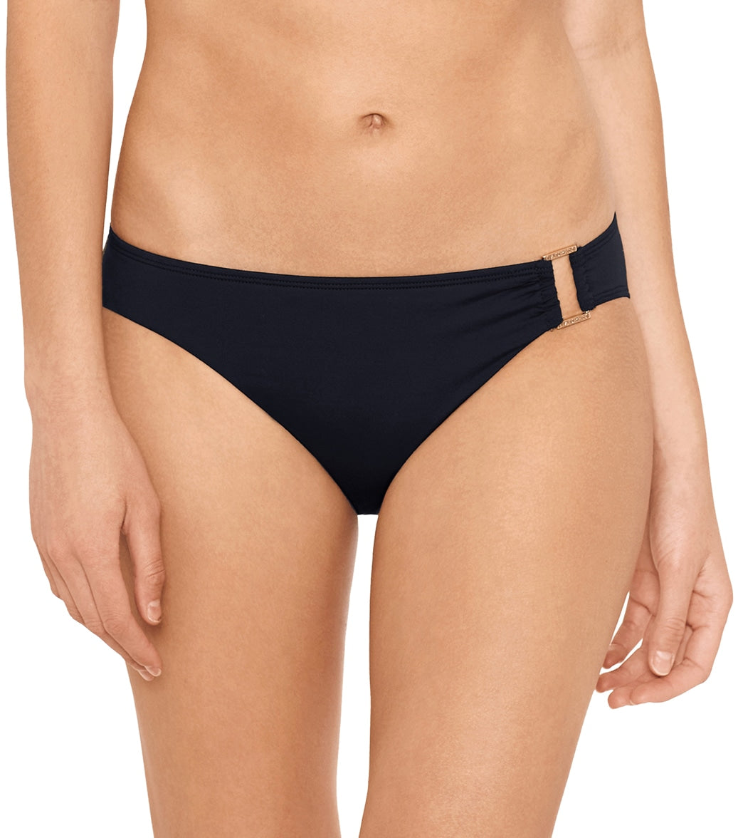 Lauren Ralph Lauren Women's Beach Club Solids Ring Hipster Bikini Bottom
