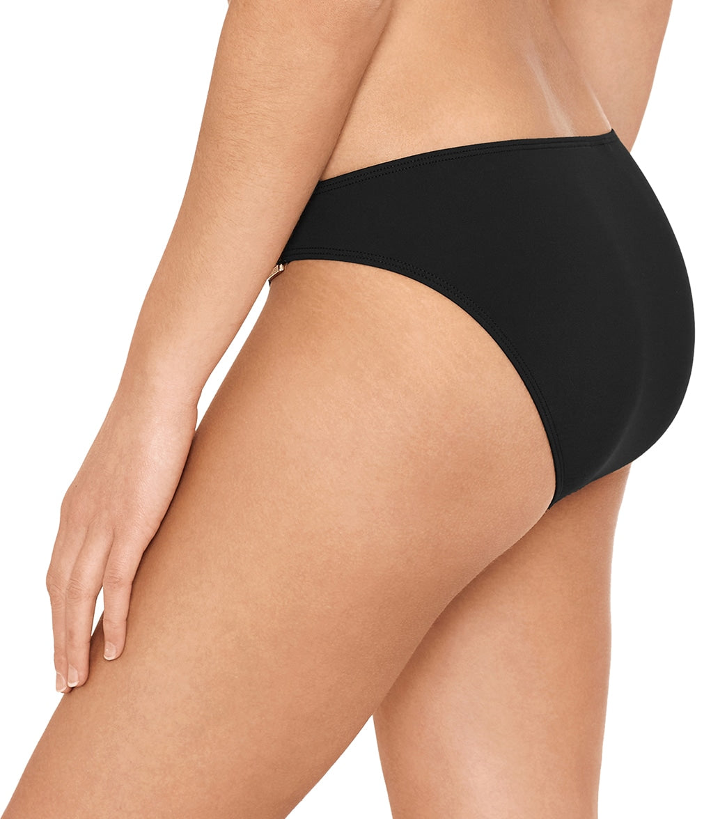 Lauren Ralph Lauren Women's Beach Club Solids Ring Hipster Bikini Bottom