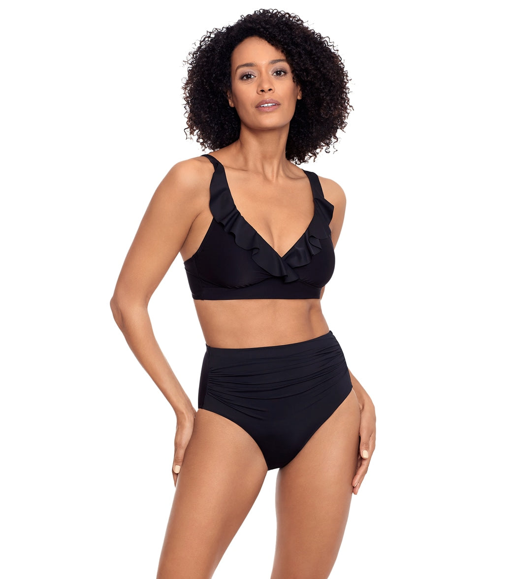 Lauren Ralph Lauren Women's Beach Club Solids High Waist Bikini Bottom