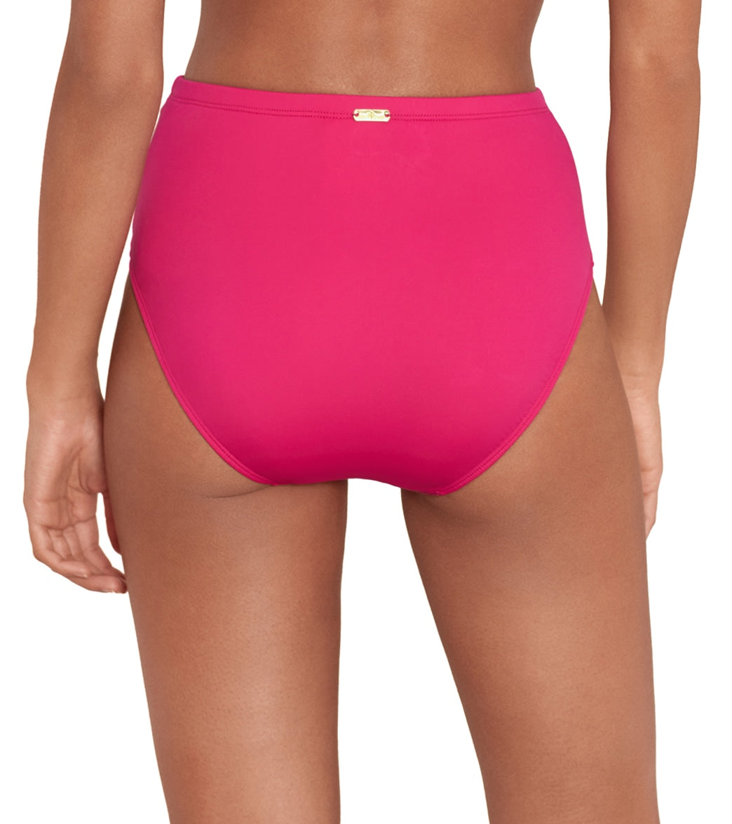 Lauren Ralph Lauren Women's Beach Club Solids High Waist Bikini Bottom