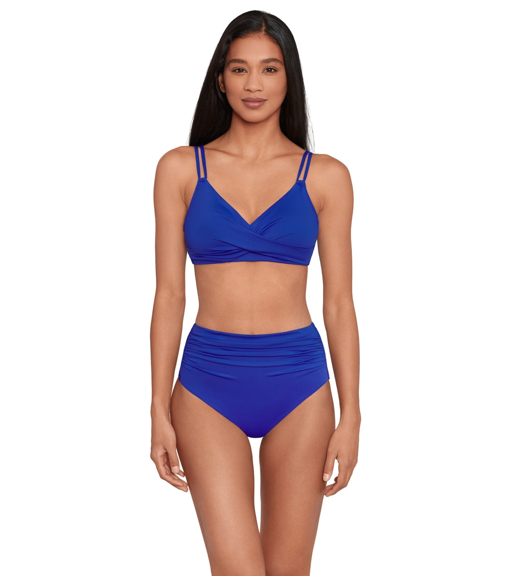 Lauren Ralph Lauren Women's Beach Club Solids High Waist Bikini Bottom