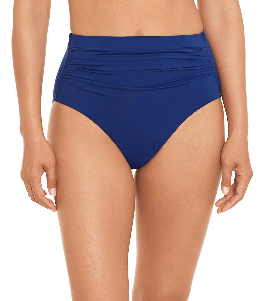 Lauren Ralph Lauren Women's Beach Club Solids High Waist Bikini Bottom