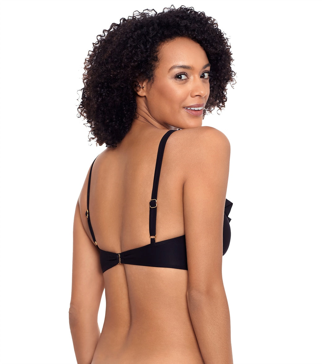 Lauren Ralph Lauren Women's Beach Club Solids Ruffle Underwire Bikini Top