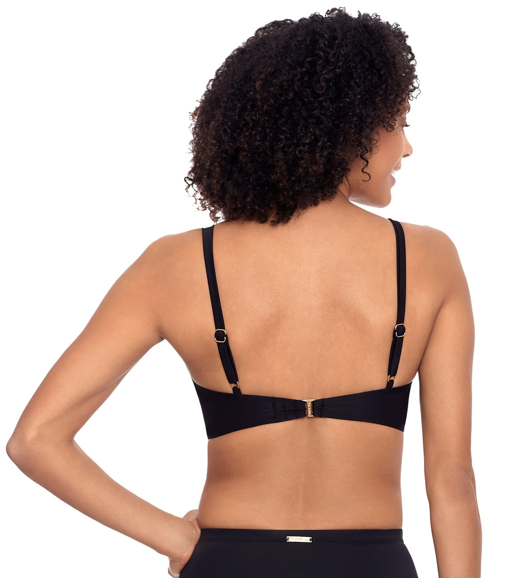 Lauren Ralph Lauren Women's Beach Club Solids Ruffle Underwire Bikini Top