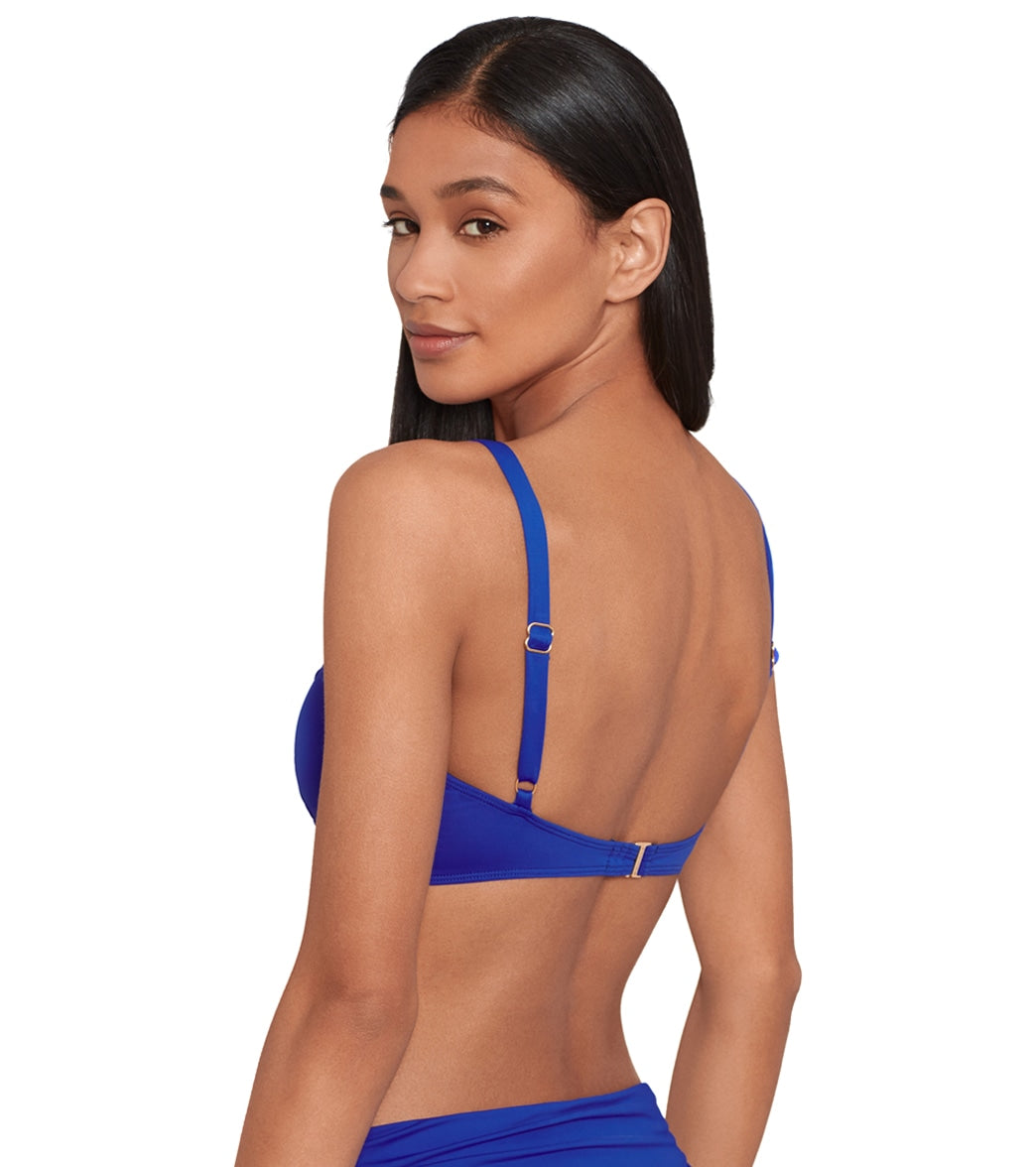 Lauren Ralph Lauren Women's Beach Club Solids Ruffle Underwire Bikini Top