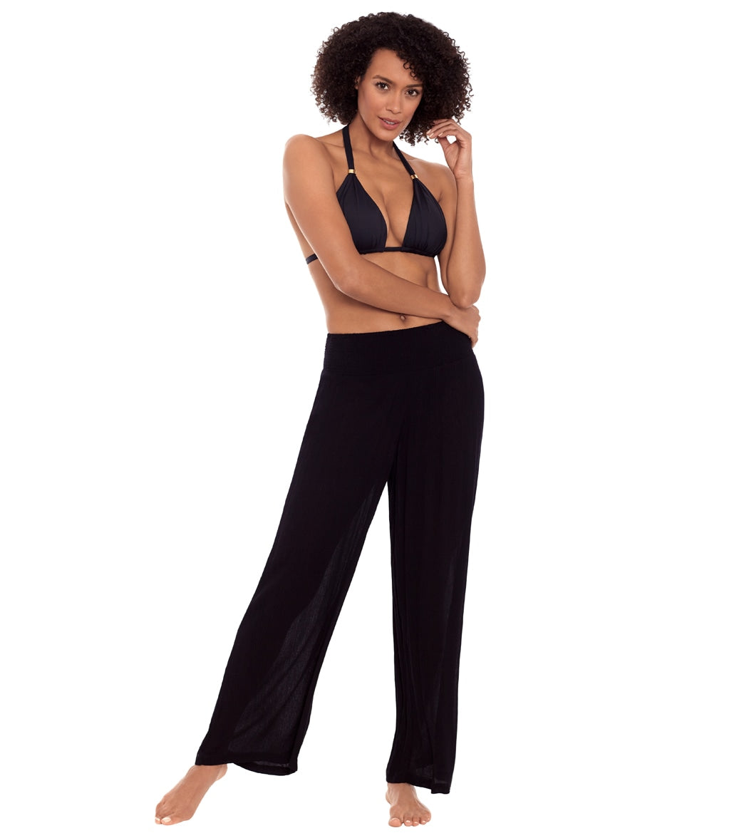 Lauren Ralph Lauren Women's Crinkle Rayon Cover Up Pant