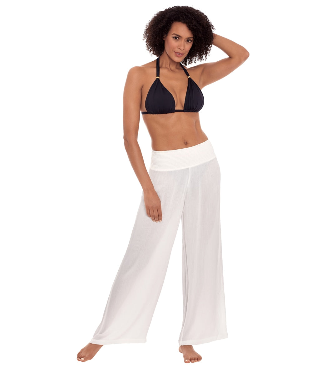 Lauren Ralph Lauren Women's Crinkle Rayon Cover Up Pant