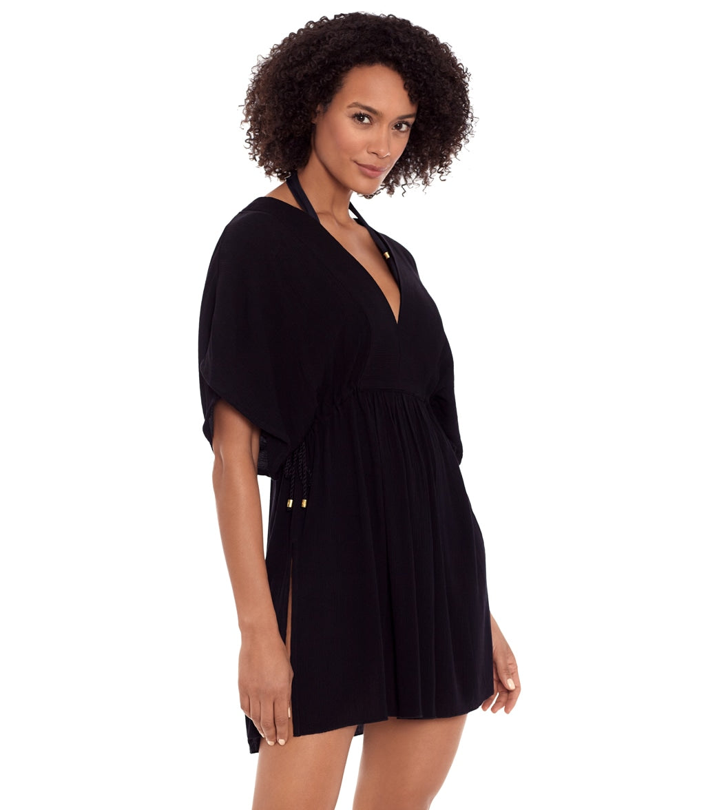 Lauren Ralph Lauren Women's Crinkle Rayon Cover Up Tunic